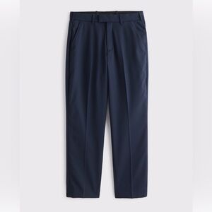 Abercrombie & Fitch Collin’s Athletic Fit Suit Pant - Navy Blue